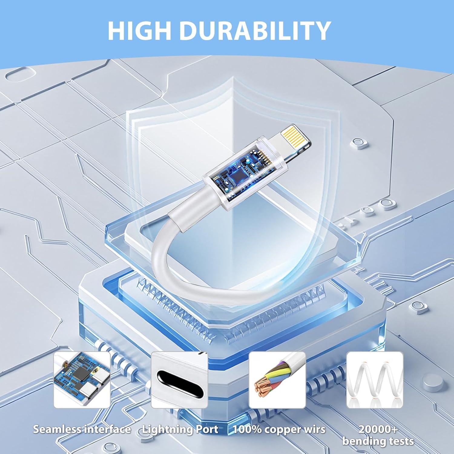 Adaptador Dual 2 en 1 Kinhaly Lightning para iPhone - Audio y Carga