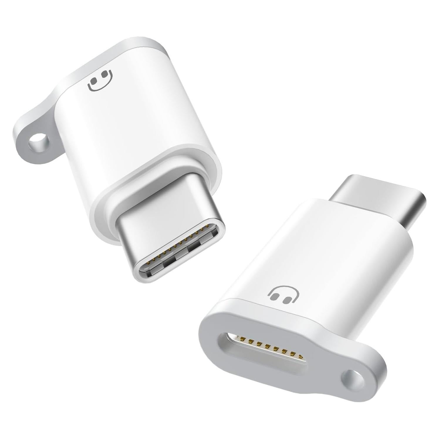 Adaptador de Audio Lightning a USB C Denlane - 2 Paquetes