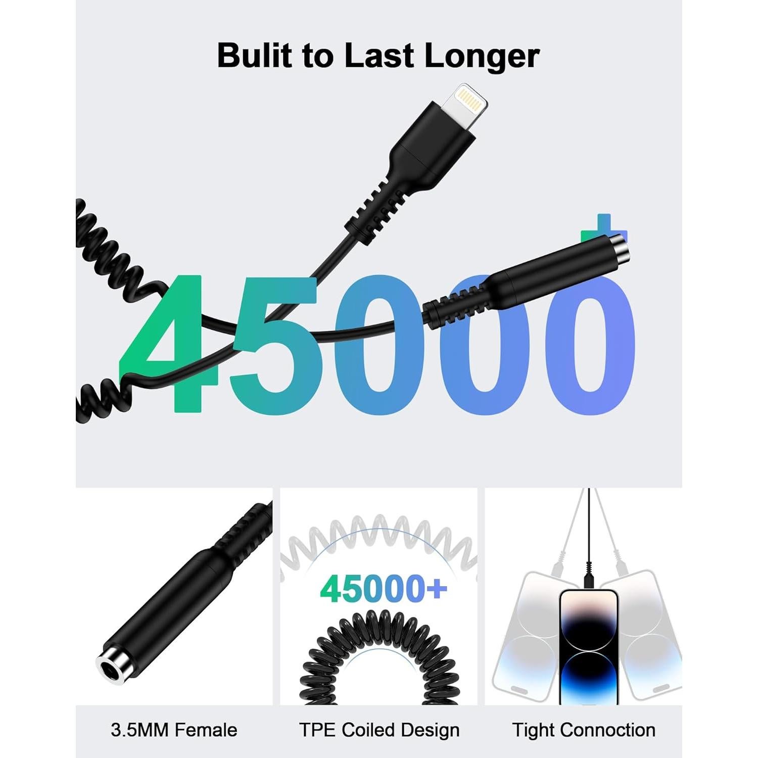 Adaptador Lightning a 3.5mm Haoano - Audio y Llamadas