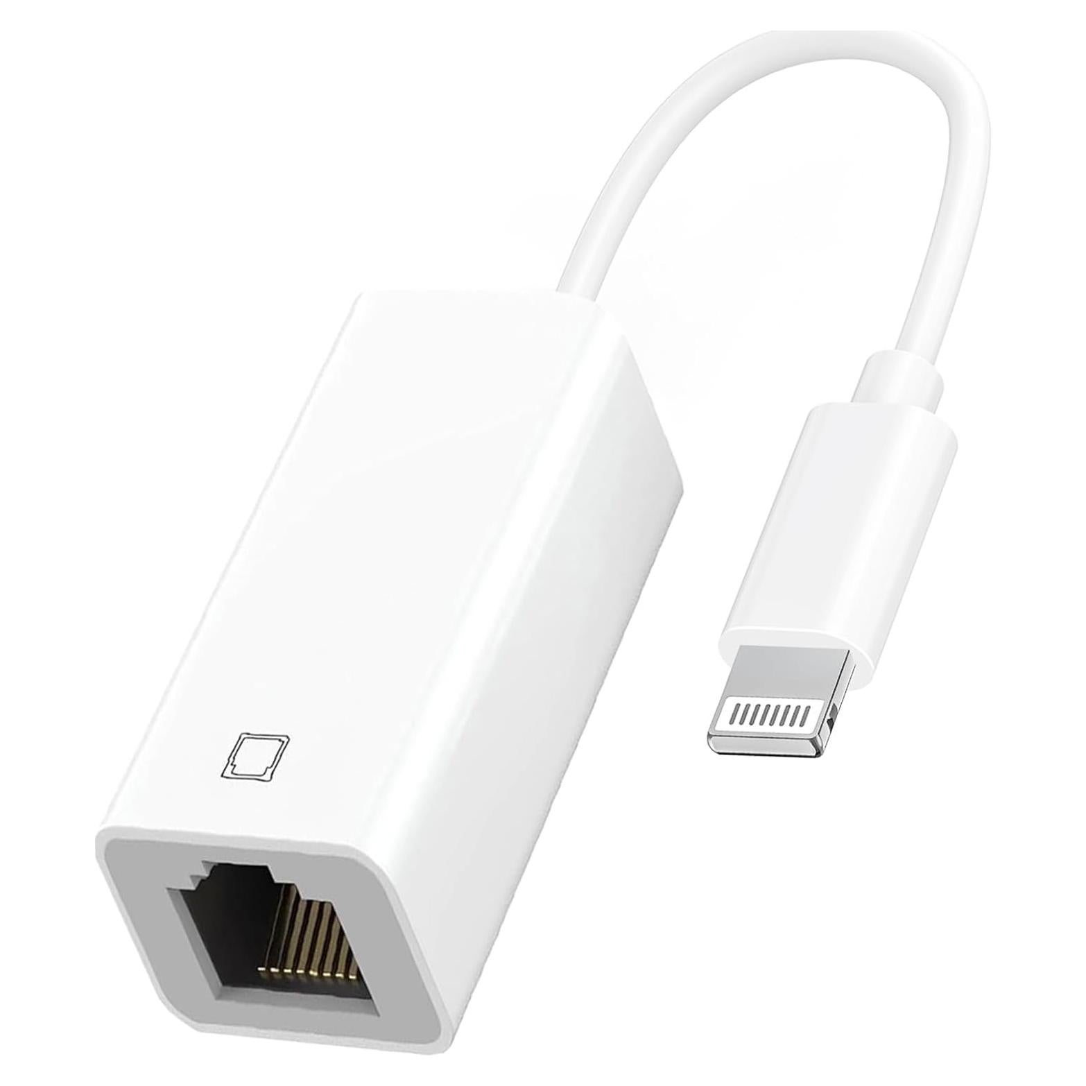 Adaptador Lightning a Ethernet esbeecables 100Mbps Plug and Play