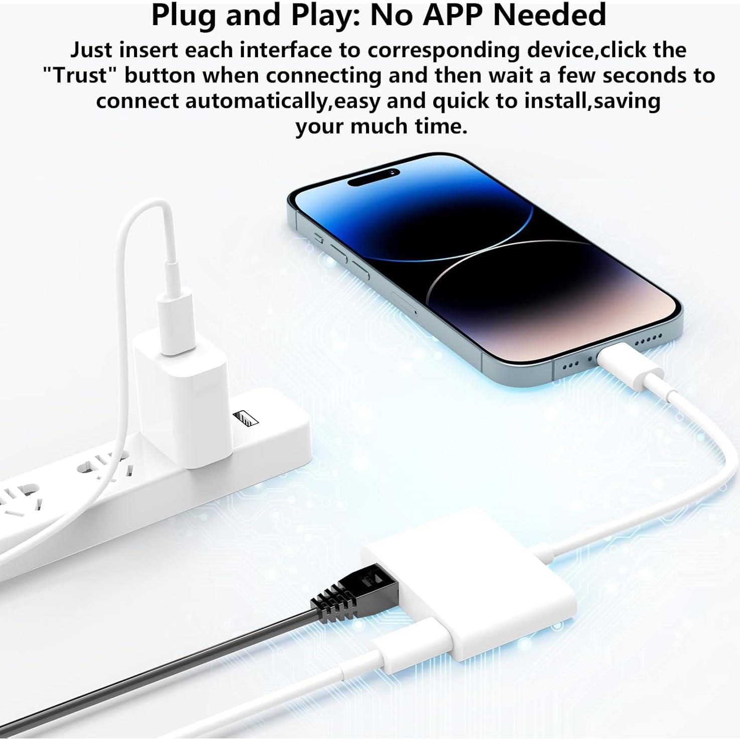 Adaptador Lightning a HDMI 1080P MFi esbeecables para iPhone/iPad