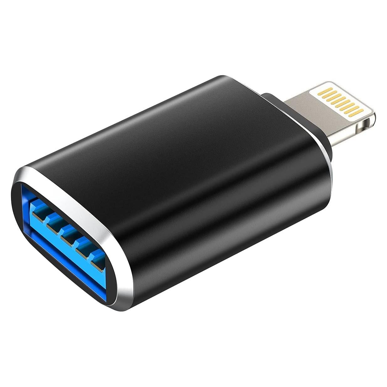 Compatible for lightning male to USB 3.0 Female Adapter OTG Cable Compatible with iPhone 11 12pro max mini Xr X xs 8 7 se Plus for iPad Air,Camera,Card Reader,Flash Drive,Mouse,Keyboard,Hub,MIDI