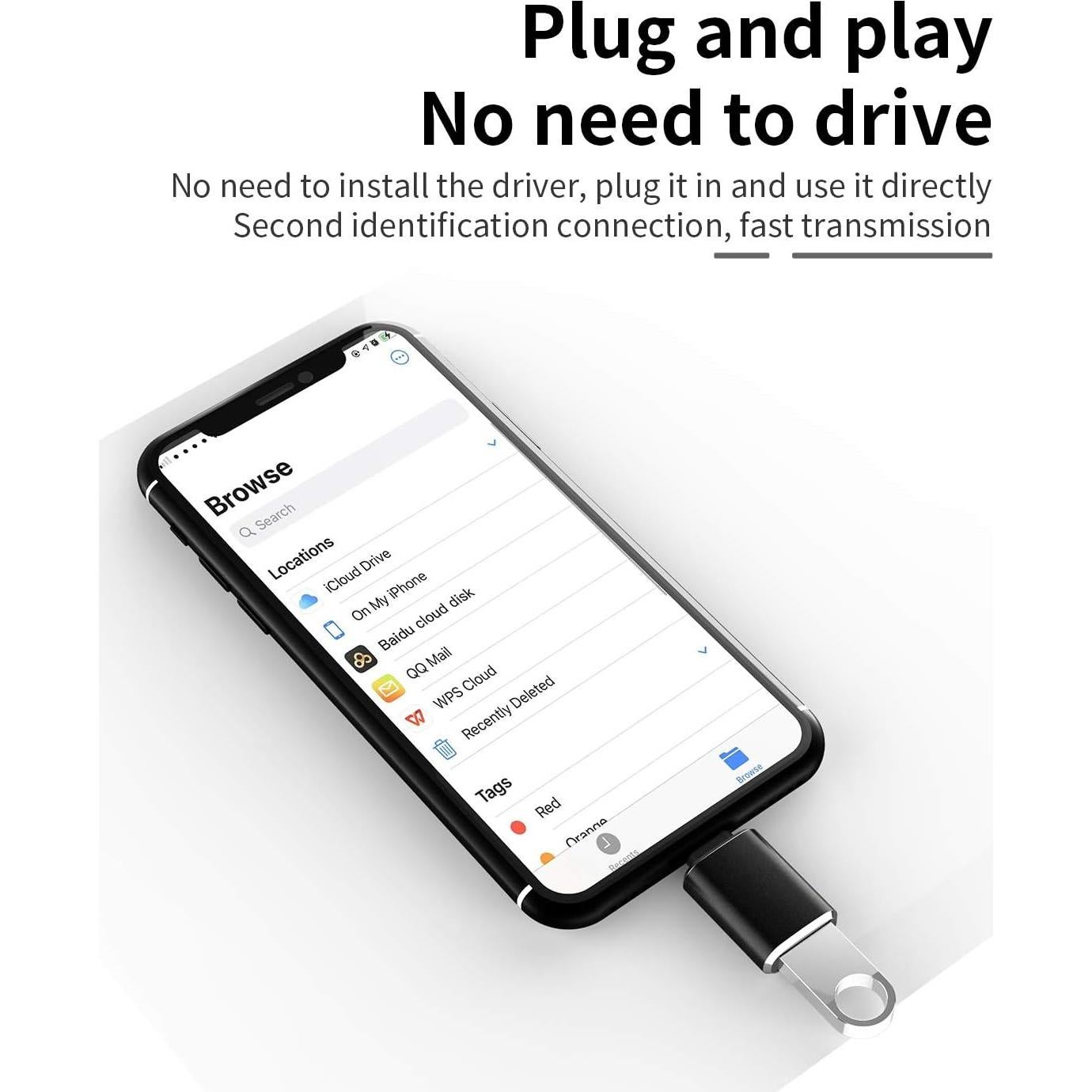 Compatible for lightning male to USB 3.0 Female Adapter OTG Cable Compatible with iPhone 11 12pro max mini Xr X xs 8 7 se Plus for iPad Air,Camera,Card Reader,Flash Drive,Mouse,Keyboard,Hub,MIDI