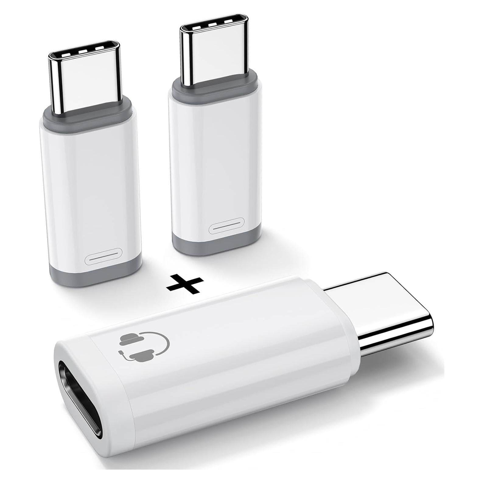 Adaptador de Audio USB-C a Lightning Vcddom 3 Pack - Carga Rápida y Sincronización