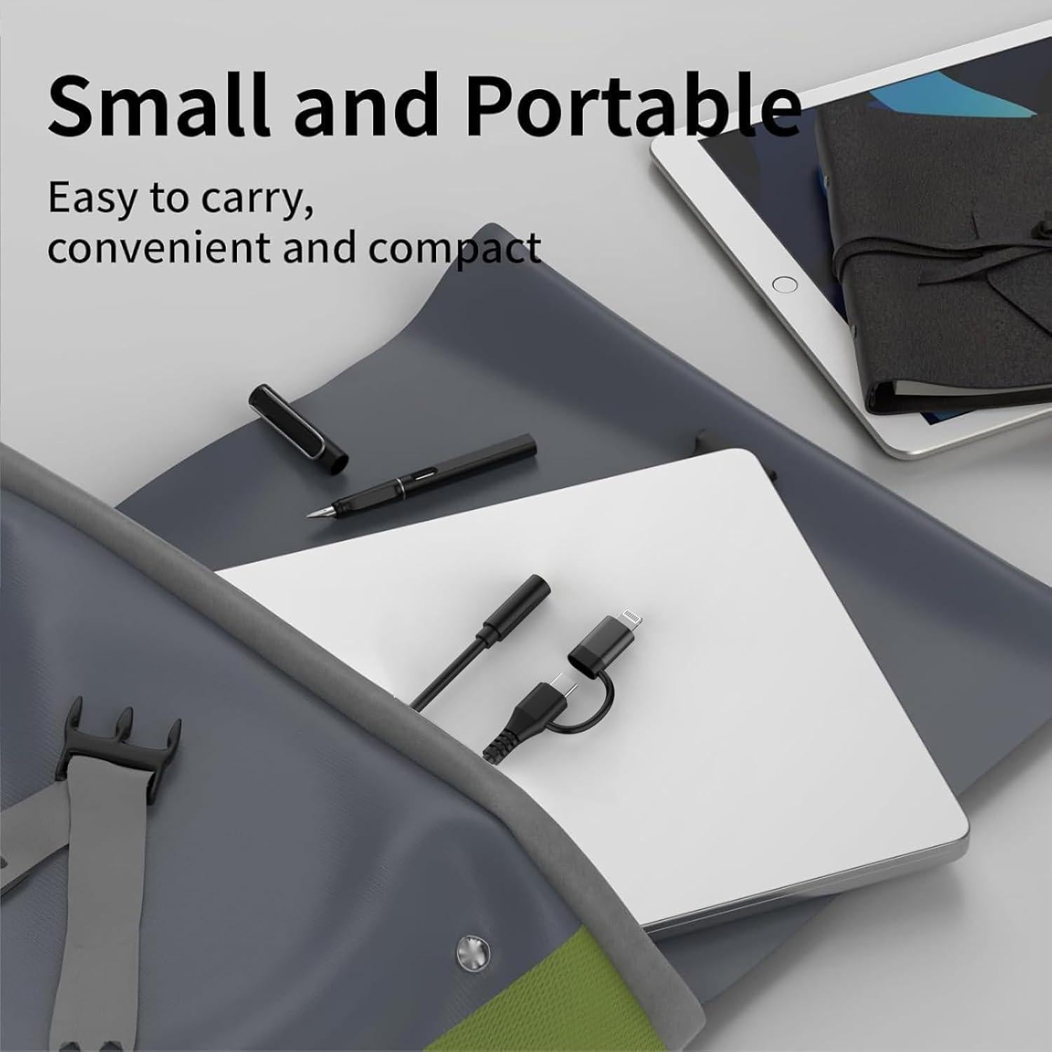 Adaptador de Auriculares 3.5mm a Lightning CREHAO - USB-C