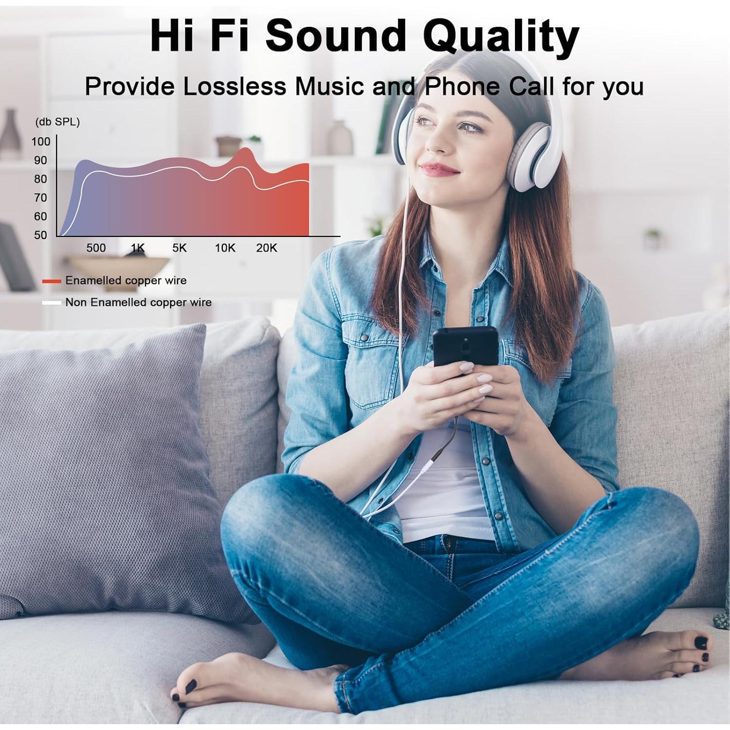 Adaptador de Auriculares 3.5mm a Lightning CREHAO - USB-C