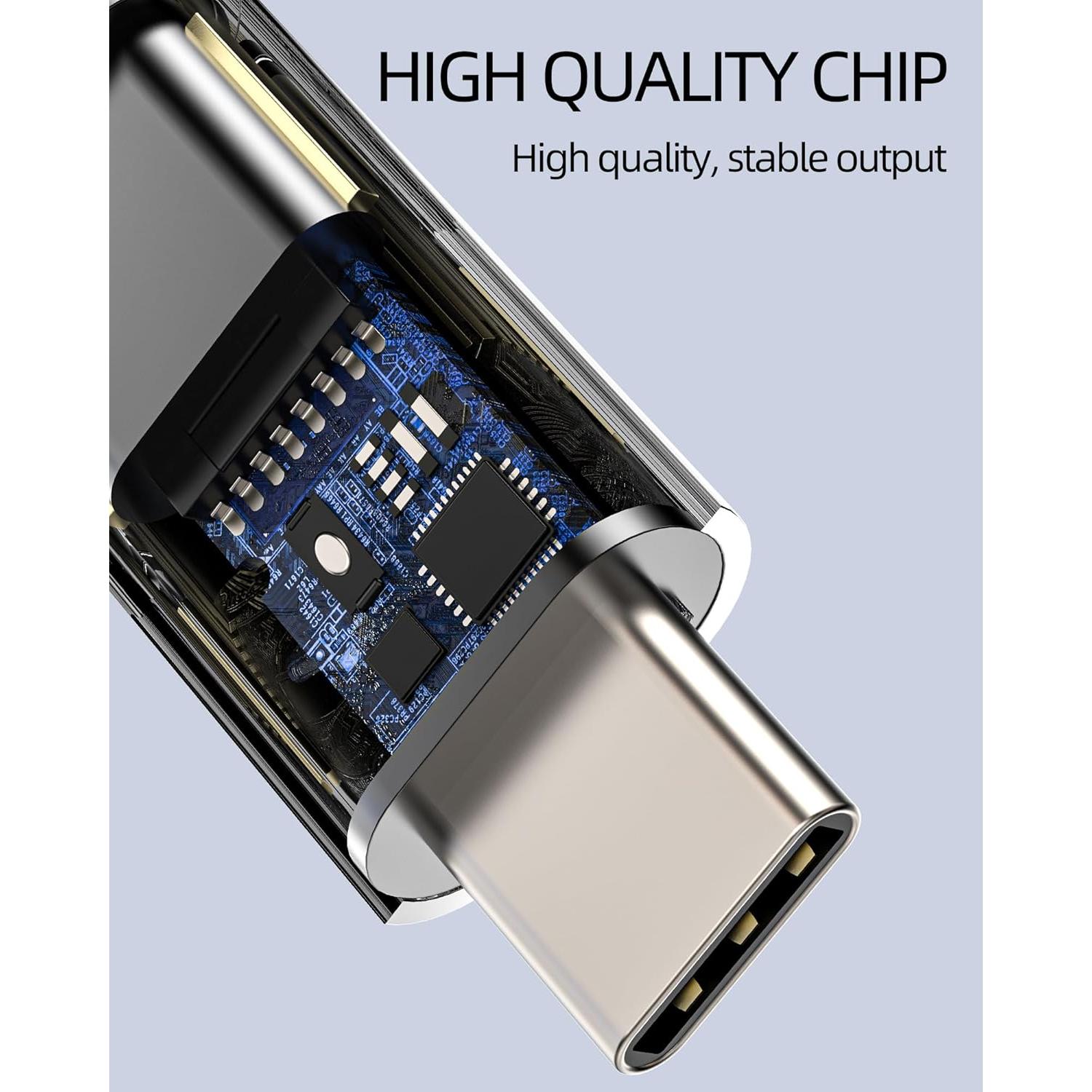 Adaptador USB C Macho a Lightning Hembra - Paquete de 3 - Zoyuzan