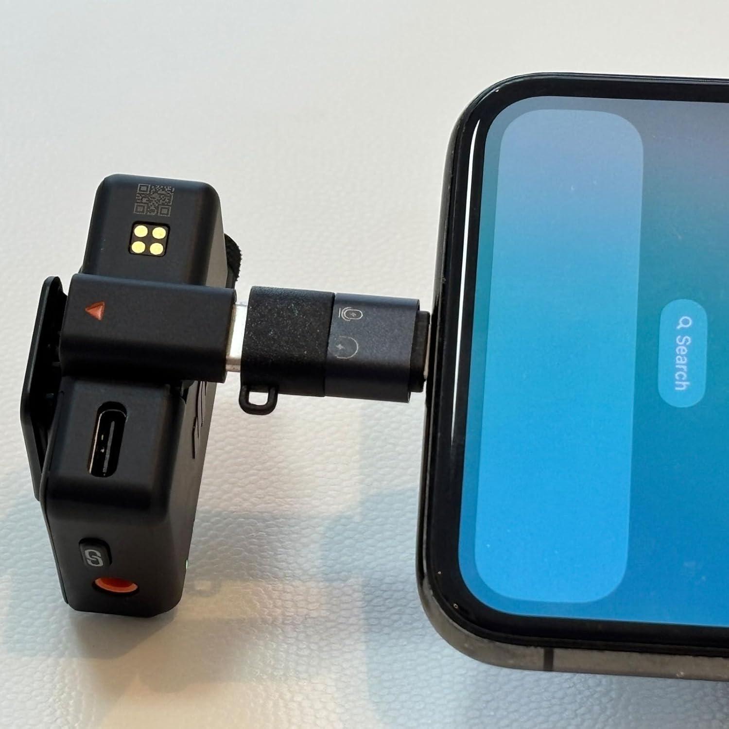 Adaptador DJI Mic Mini Tipo C a Lightning para iPhone 14-11