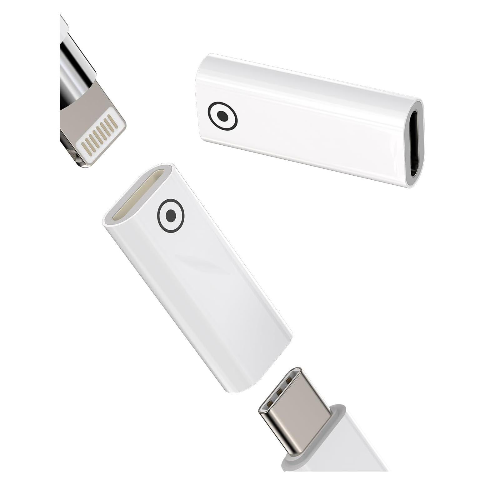 Adaptador USB C a Lightning 2-Pack para Apple Pencil 1ra Gen