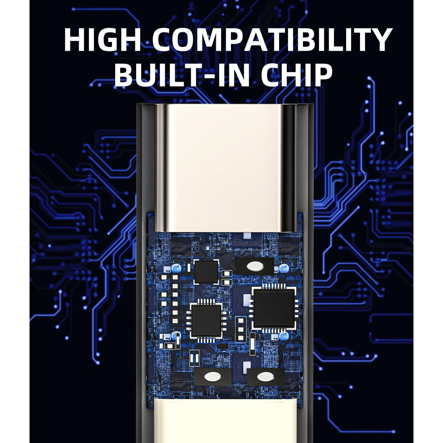 Adaptador USB C a Lightning 2-Pack para Apple Pencil 1ra Gen