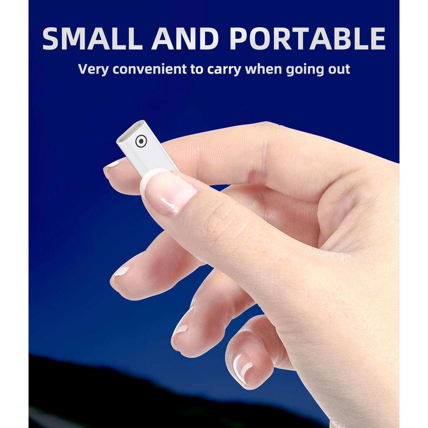 Adaptador USB C a Lightning 2-Pack para Apple Pencil 1ra Gen