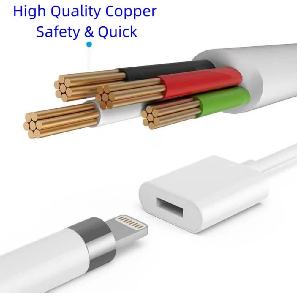 Cargador Apple Pencil 1ra Generación ONGHAON 1.0m USB A a Lightning