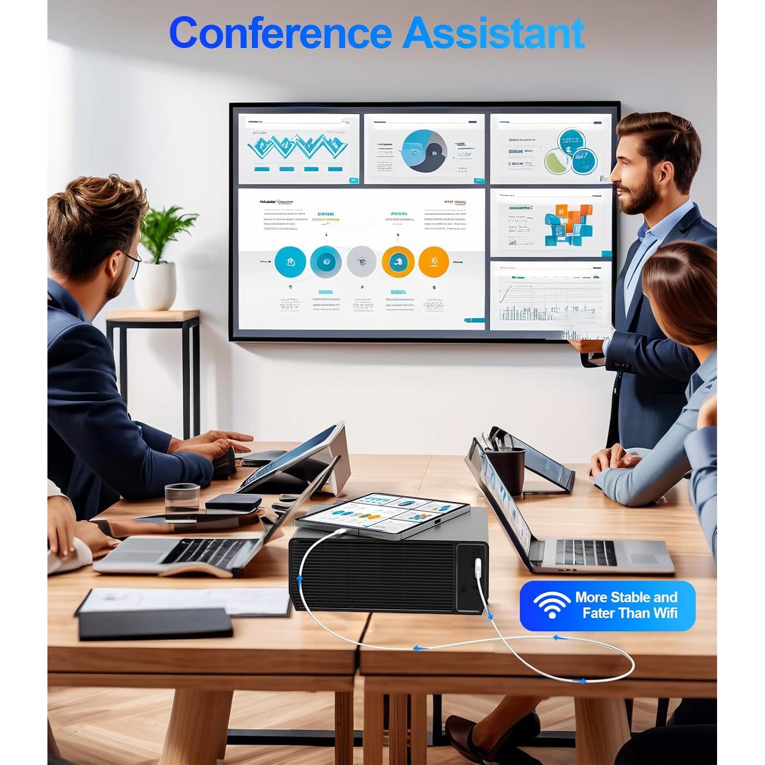 Adaptador HDMI a Lightning Denlane 2M para iPhone y iPad