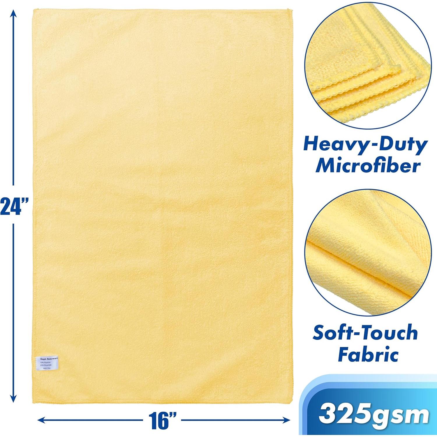 Toallas de Microfibra Reutilizables Simple Houseware 9 Pack 40x60 cm