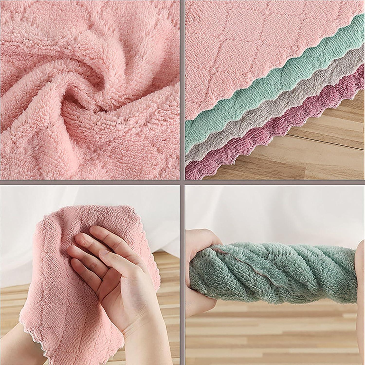 Paños de limpieza de microfibra Tihzheoy 27x16 cm - 20 unidades