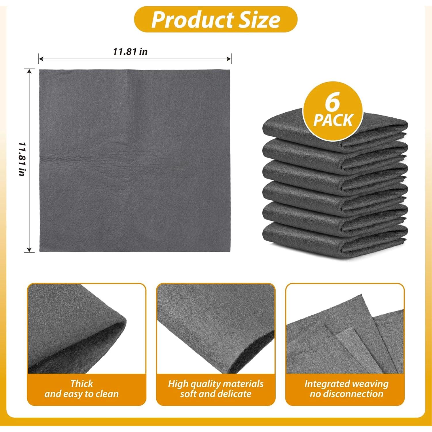 Paño de limpieza mágico DyPinYise 30x30 cm 6 piezas microfibra