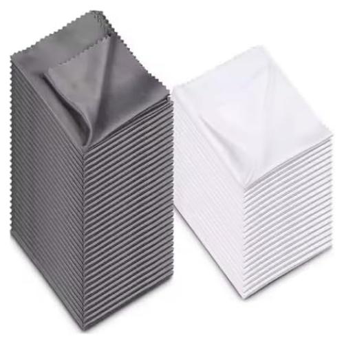 Paquete de 10 paños de limpieza de microfibra Varcare 18.6x14.8 cm