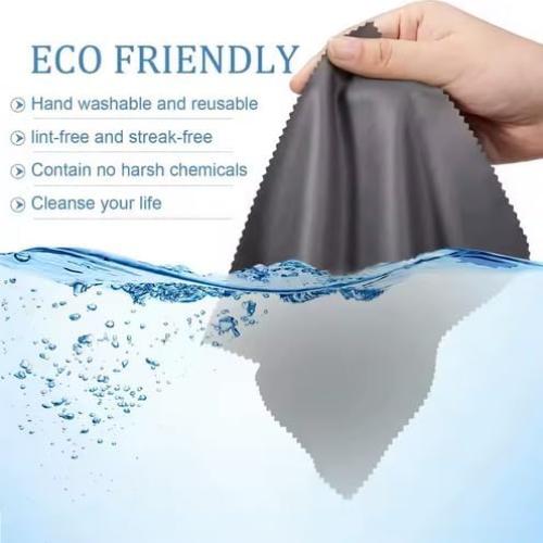 Paquete de 10 paños de limpieza de microfibra Varcare 18.6x14.8 cm