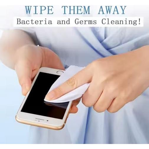 Paquete de 10 paños de limpieza de microfibra Varcare 18.6x14.8 cm