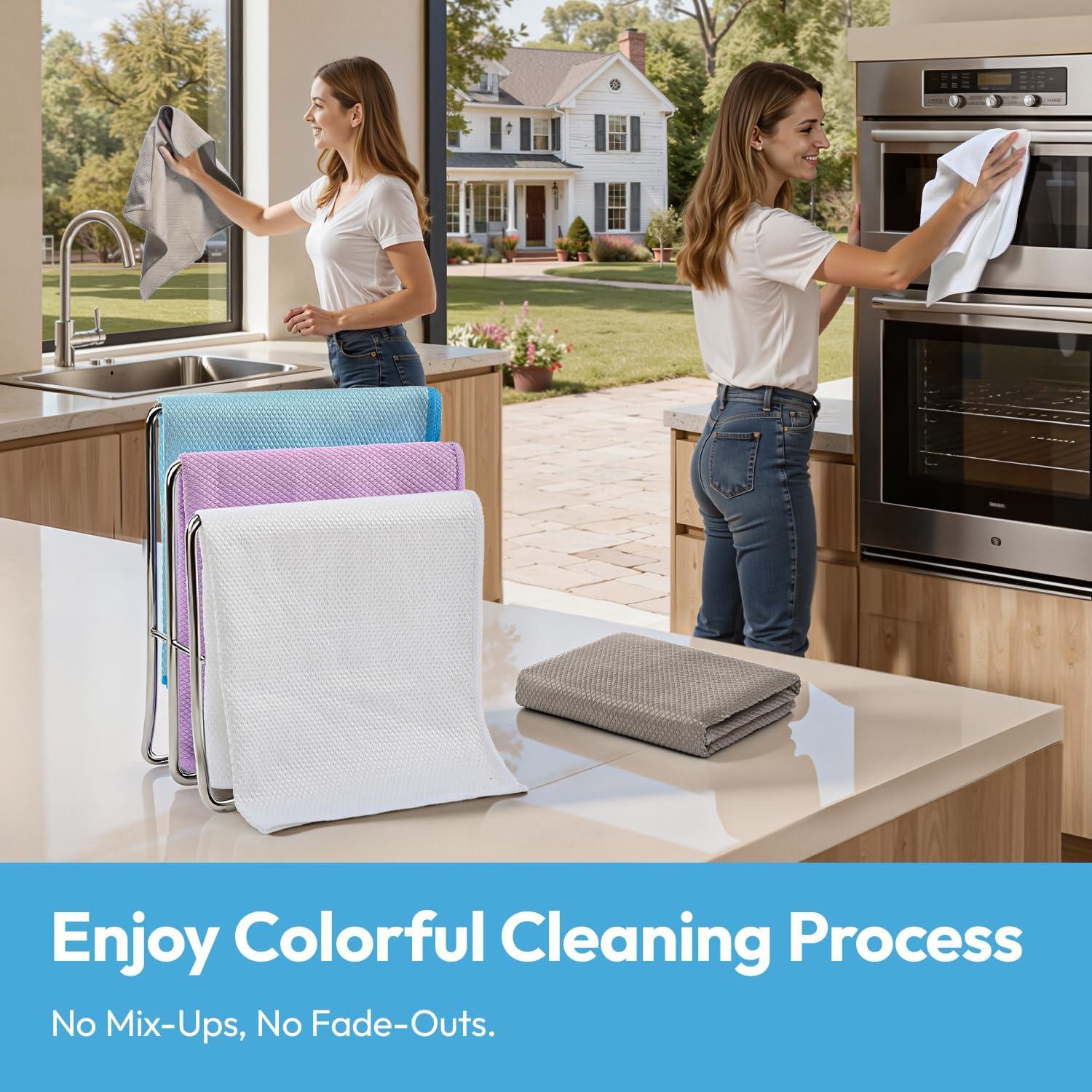 Paño de limpieza de microfibra Tekswip LUMO02 - 6 piezas