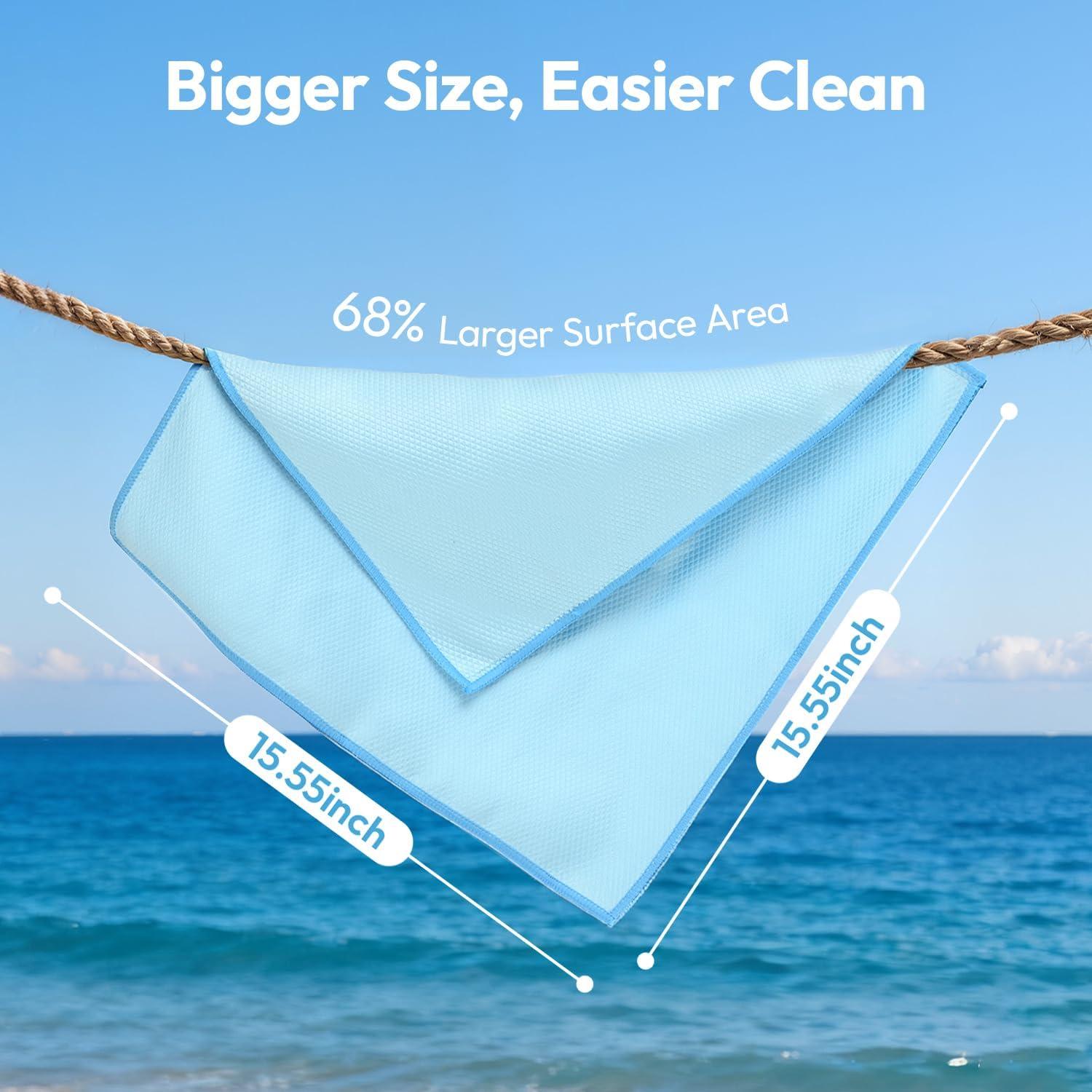 Paño de limpieza de microfibra Tekswip LUMO02 - 6 piezas