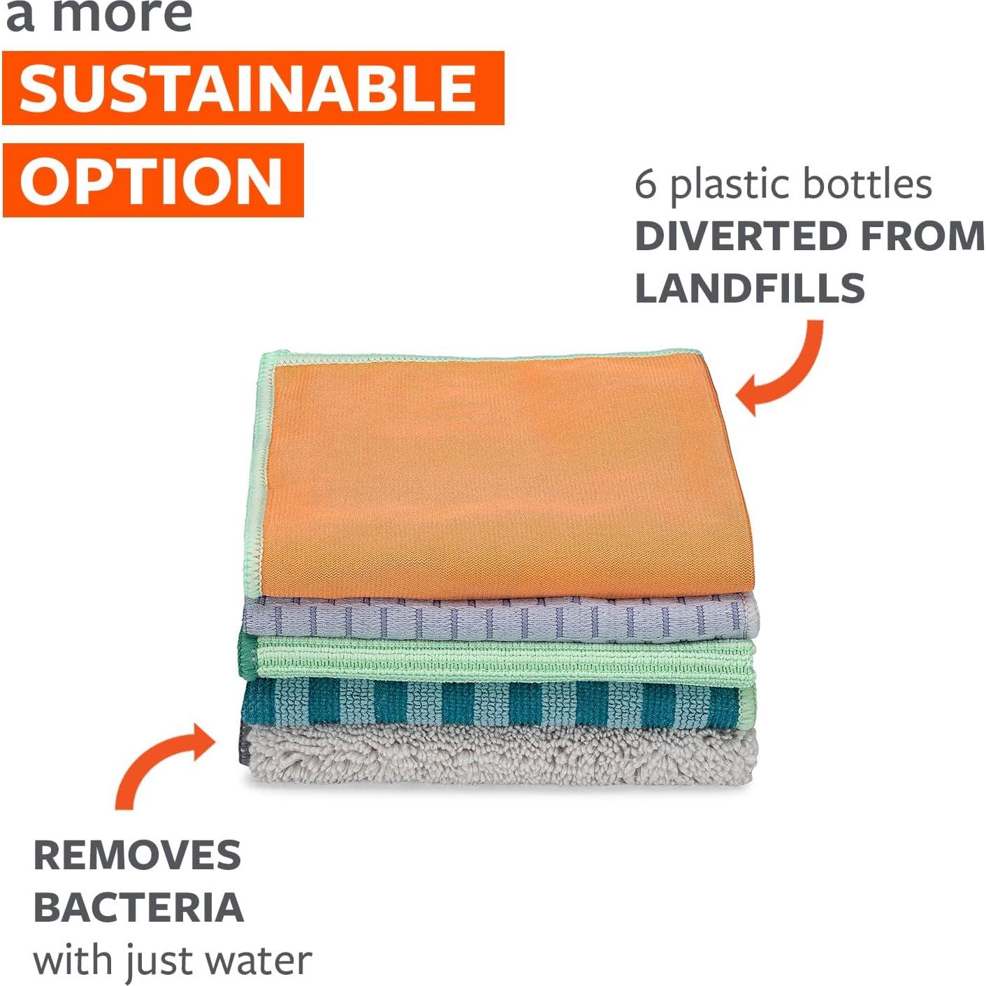 Set de 5 Paños Multifuncionales Microfibra Reciclada Full Circle