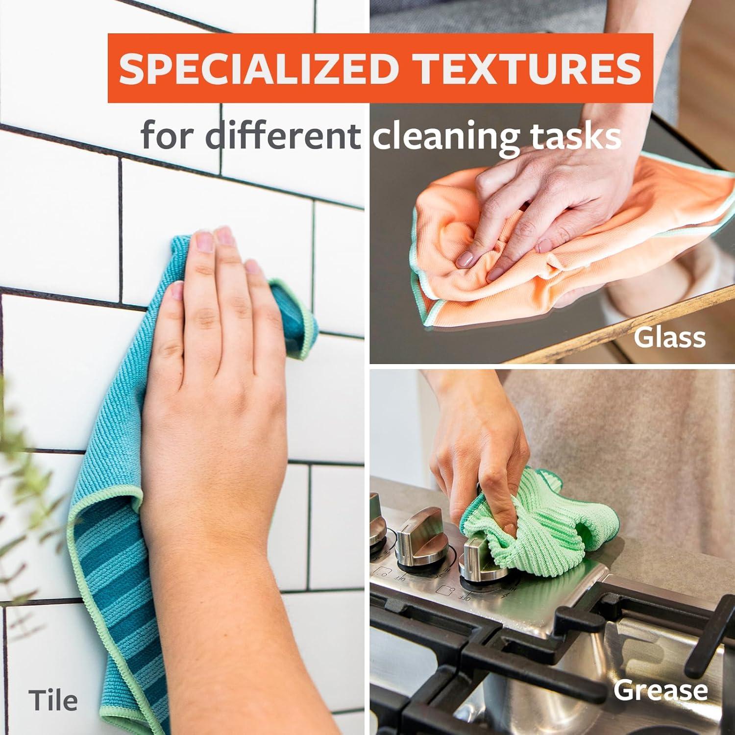 Set de 5 Paños Multifuncionales Microfibra Reciclada Full Circle