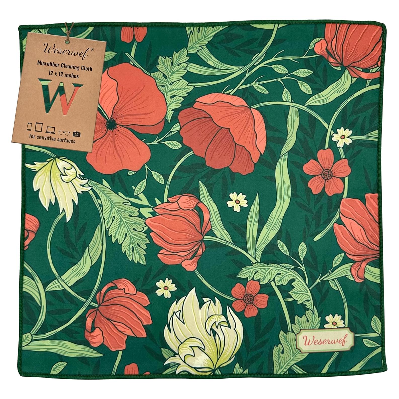 Paño de limpieza microfibra Weserwef 30x30 cm jardín