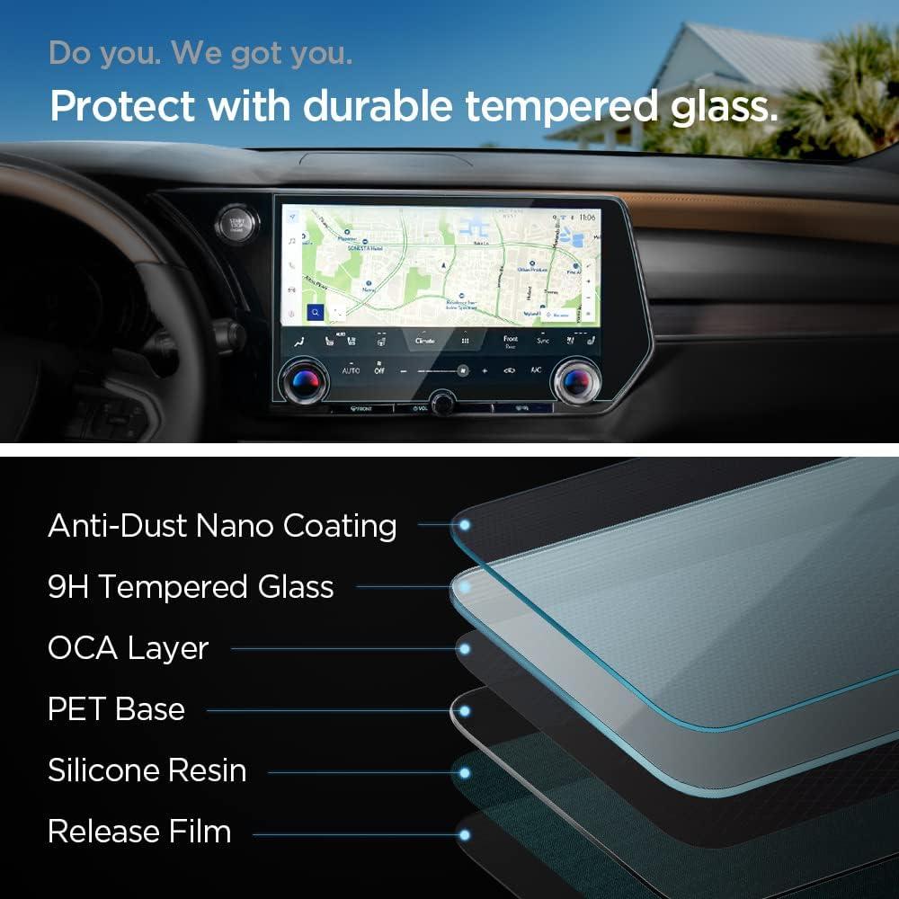 Protector de Pantalla Vidrio Templado Spigen 14" Lexus RX/TX