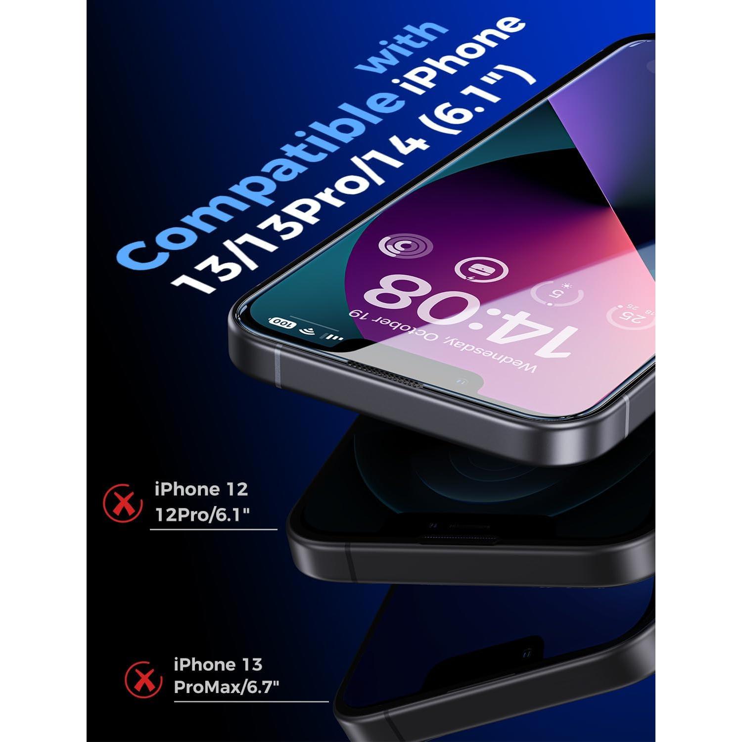 Protector de Pantalla Vidrio Templado MAGIC JOHN para iPhone 13/14 Pro