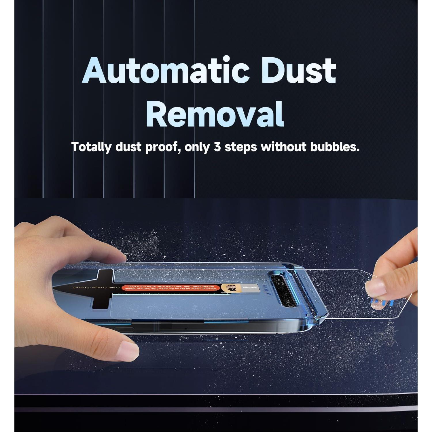 Protector de Pantalla Vidrio Templado MAGIC JOHN para iPhone 13/14 Pro