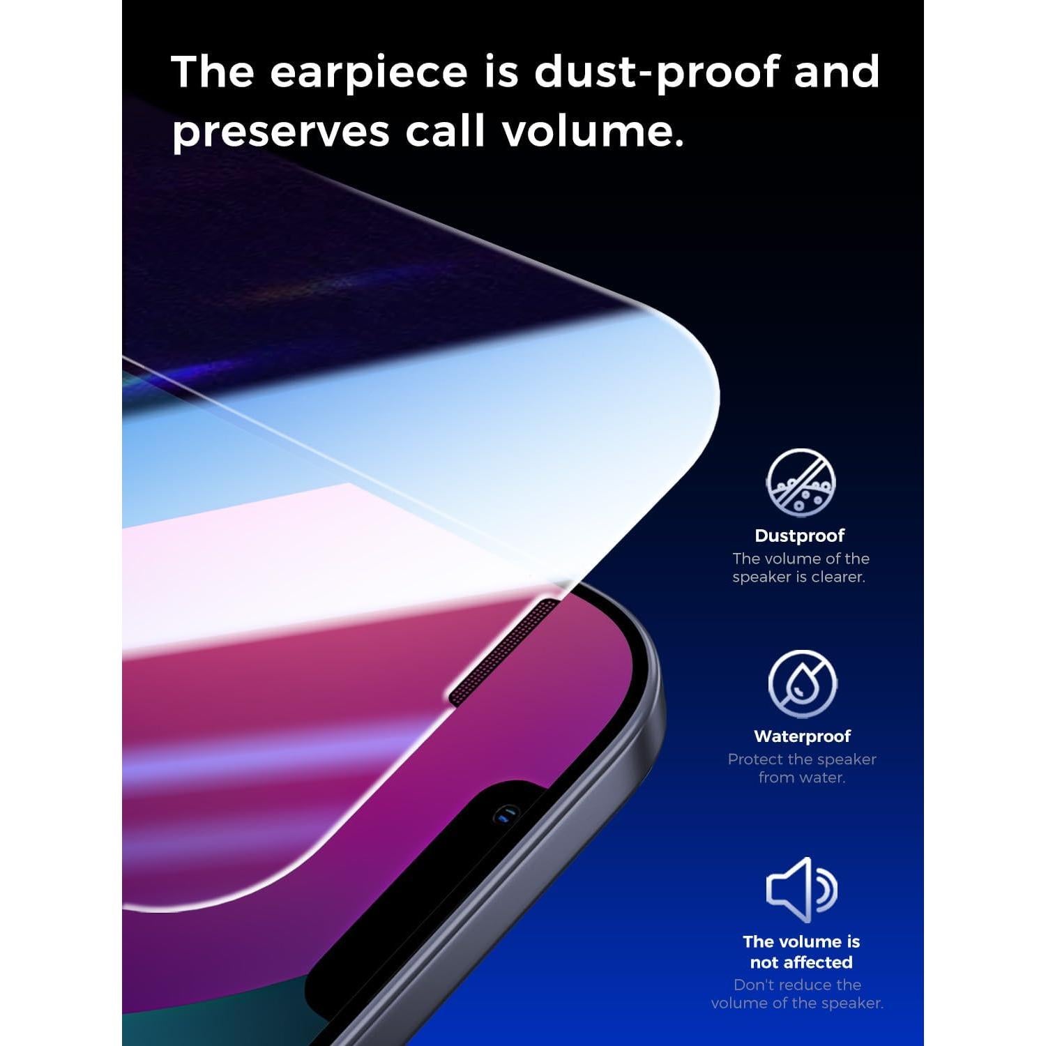 Protector de Pantalla Vidrio Templado MAGIC JOHN para iPhone 13/14 Pro