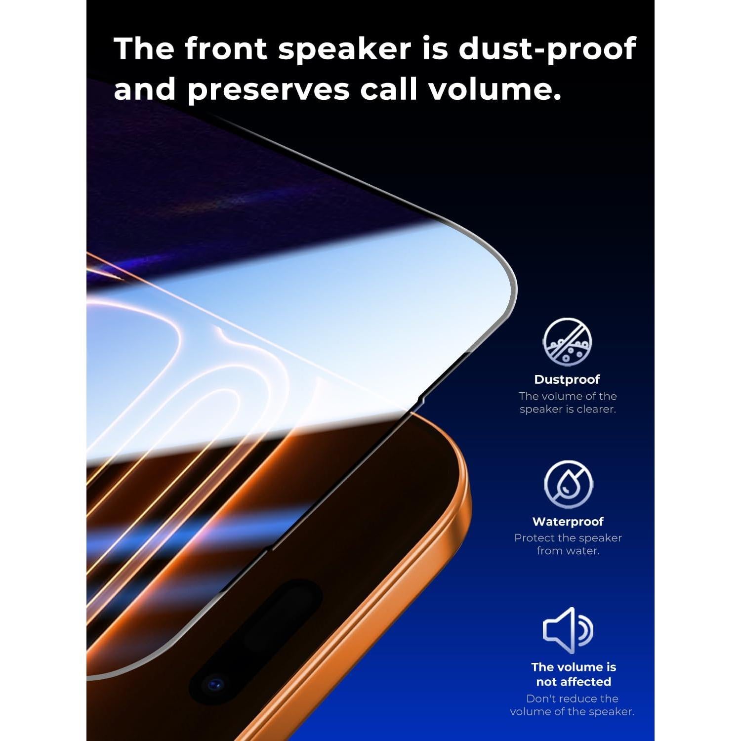 Protector de Pantalla Vidrio Templado MAGIC JOHN para iPhone 17 Pro Max 6.9" - Paquete de 2