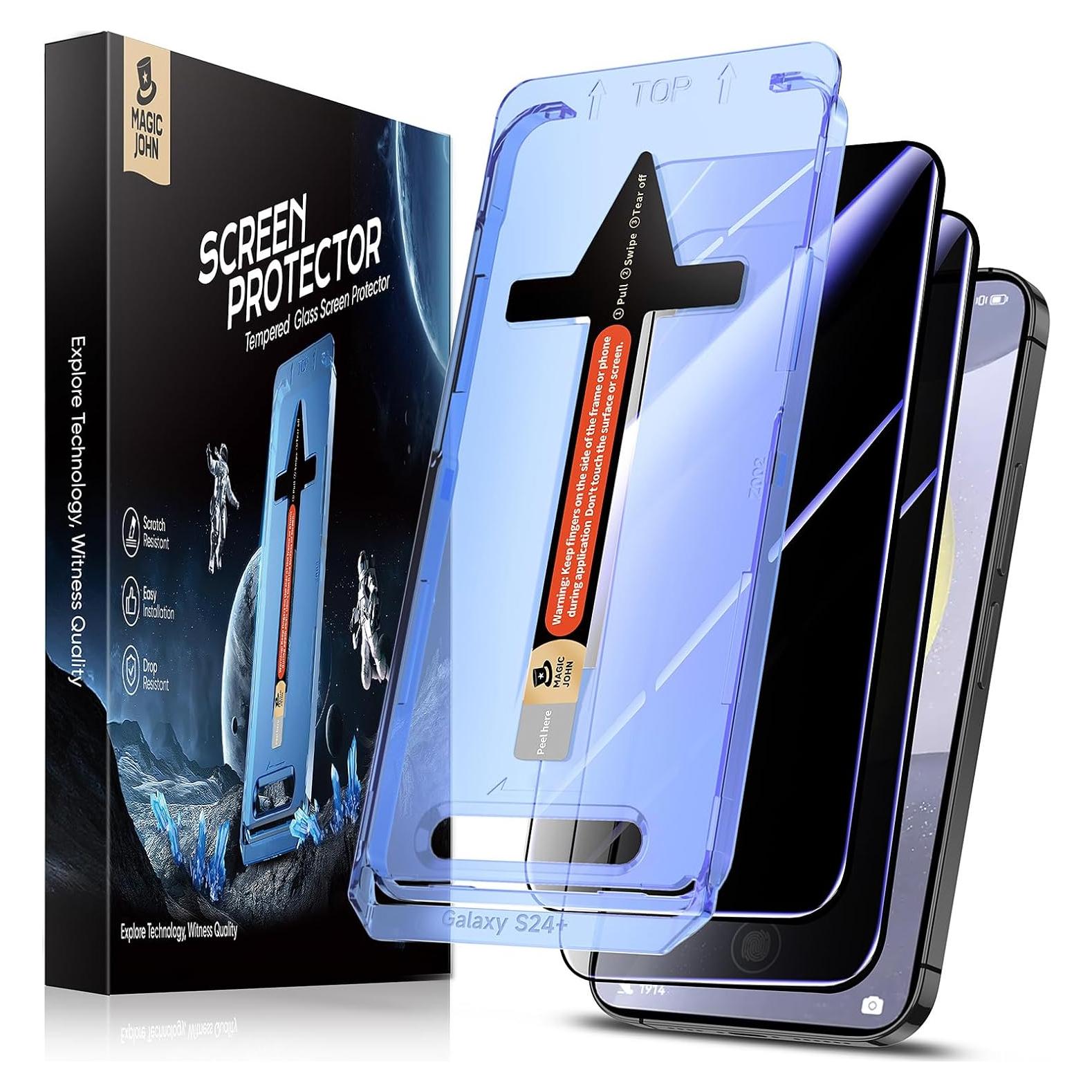 Protector de Pantalla Vidrio Templado MAGIC JOHN para Samsung Galaxy S24 Plus 6.7"