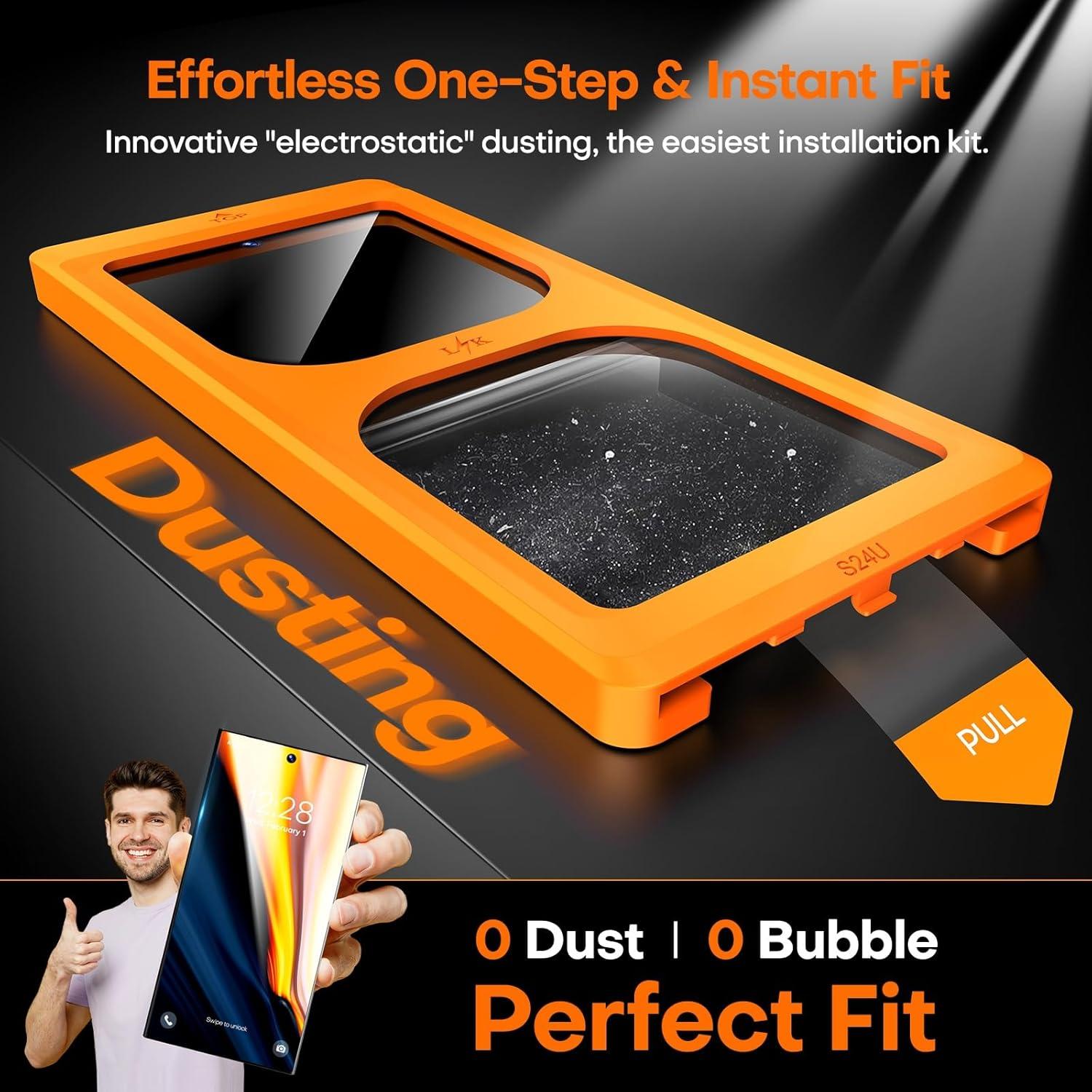 Protector de Pantalla Vidrio Templado LÄK para Galaxy S24 Ultra