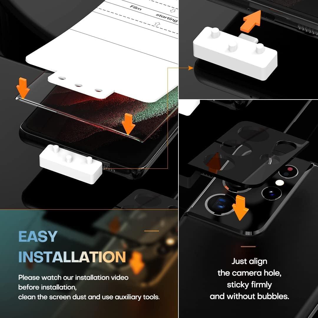 Protector de Pantalla y Lente TAURI para Samsung Galaxy S21 Ultra