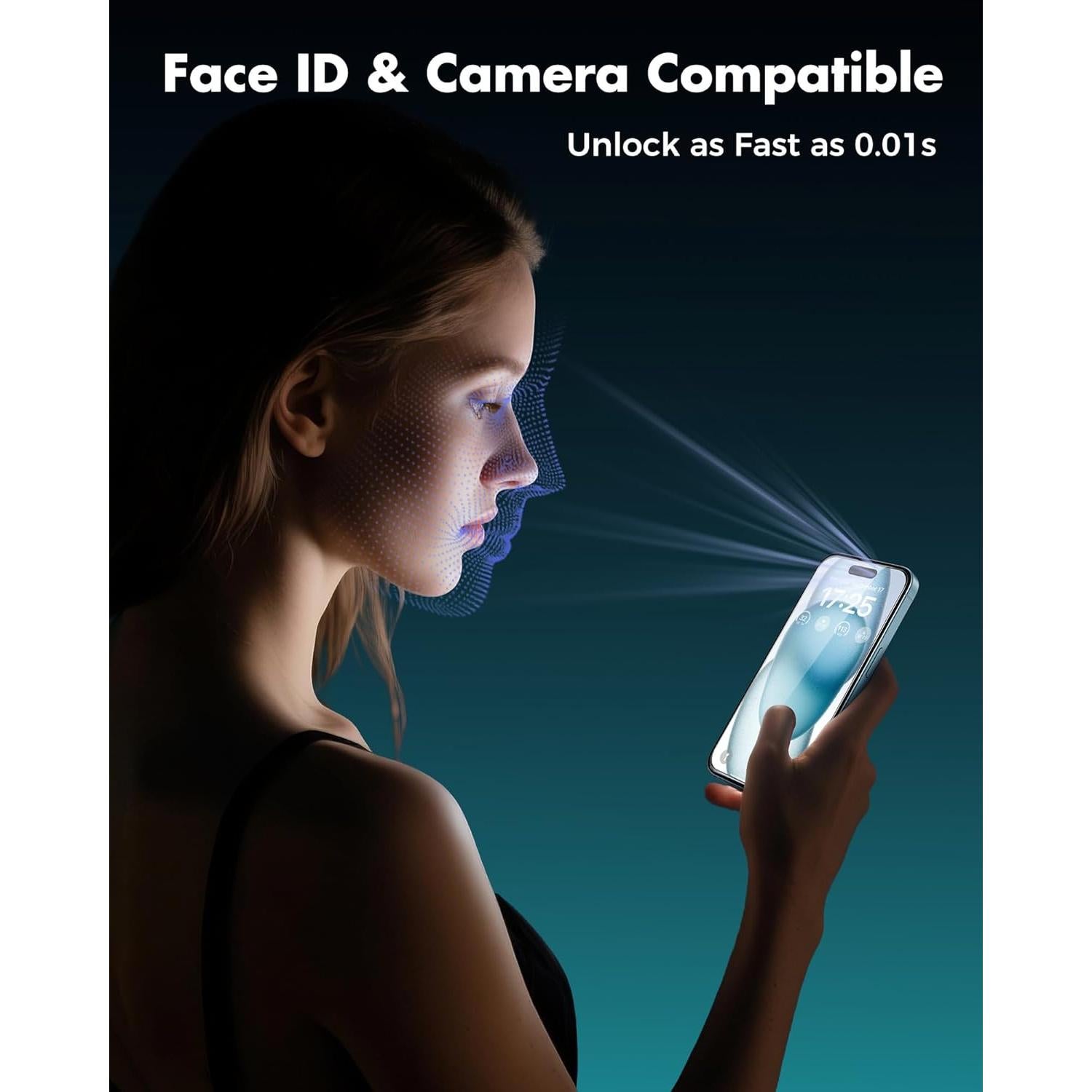 Protector de Pantalla UNBREAKcable para iPhone 15 6.1" 4PCS