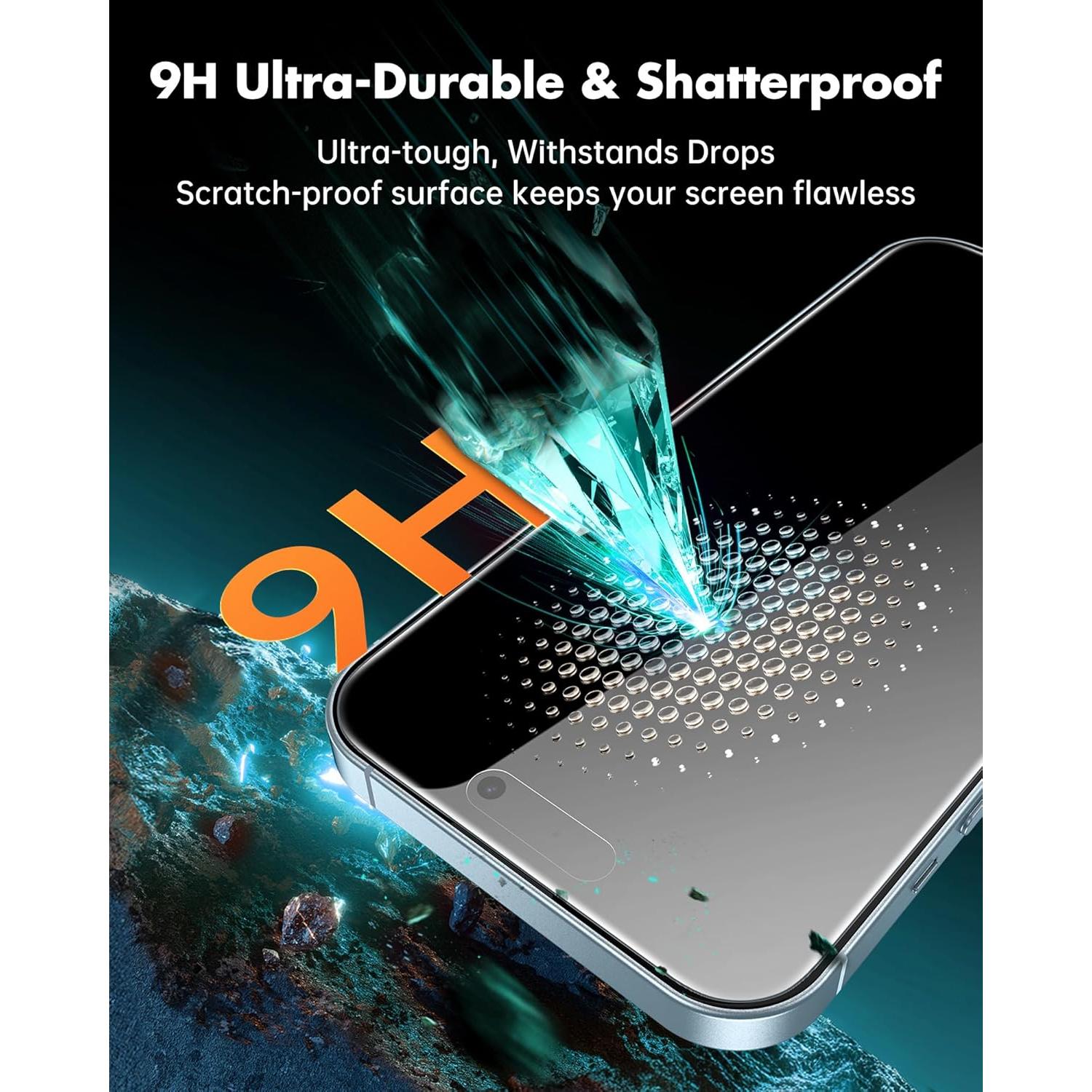 Protector de Pantalla UNBREAKcable para iPhone 15 6.1" 4PCS