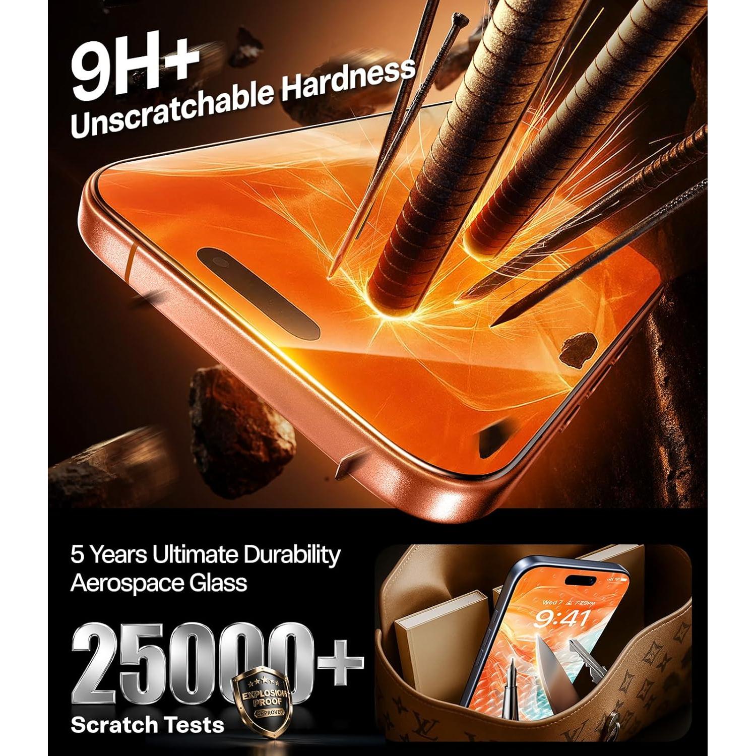 Protector de Pantalla TORRAS para iPhone 17 Pro Max 9H+