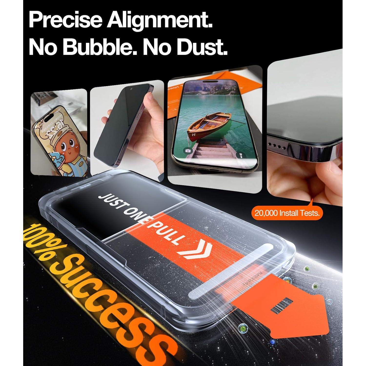 Protector de Pantalla TORRAS para iPhone 17 Pro Max 9H+