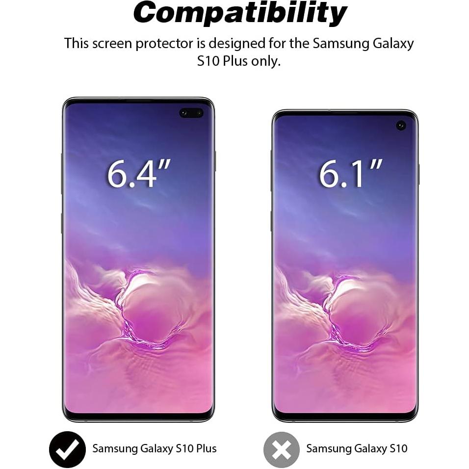 Paquete TOCOL 2+2 para Samsung Galaxy S10 Plus - 2 Protectores TPU y 2 de Lente