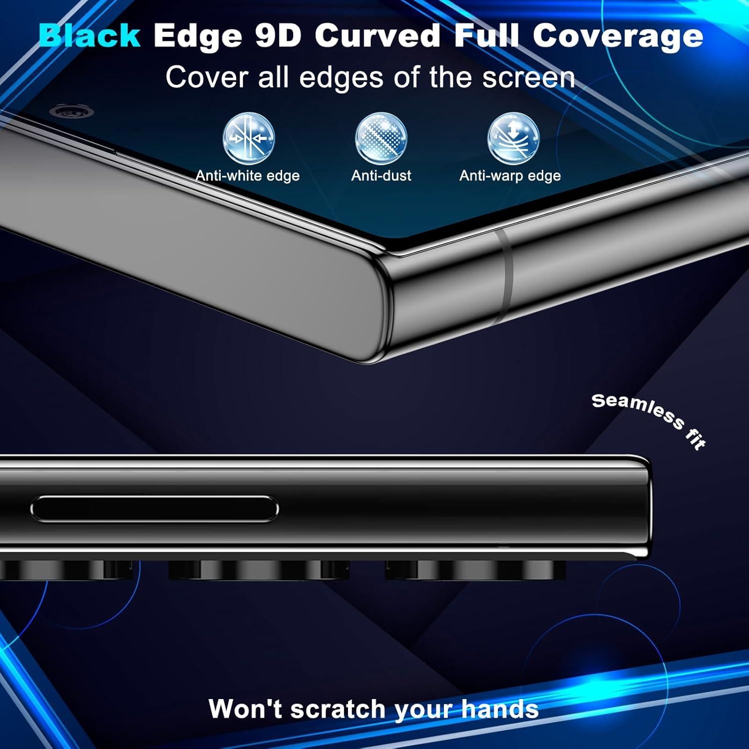 Protector de Pantalla Privado Vidrio Templado WYQLTD S24 Ultra