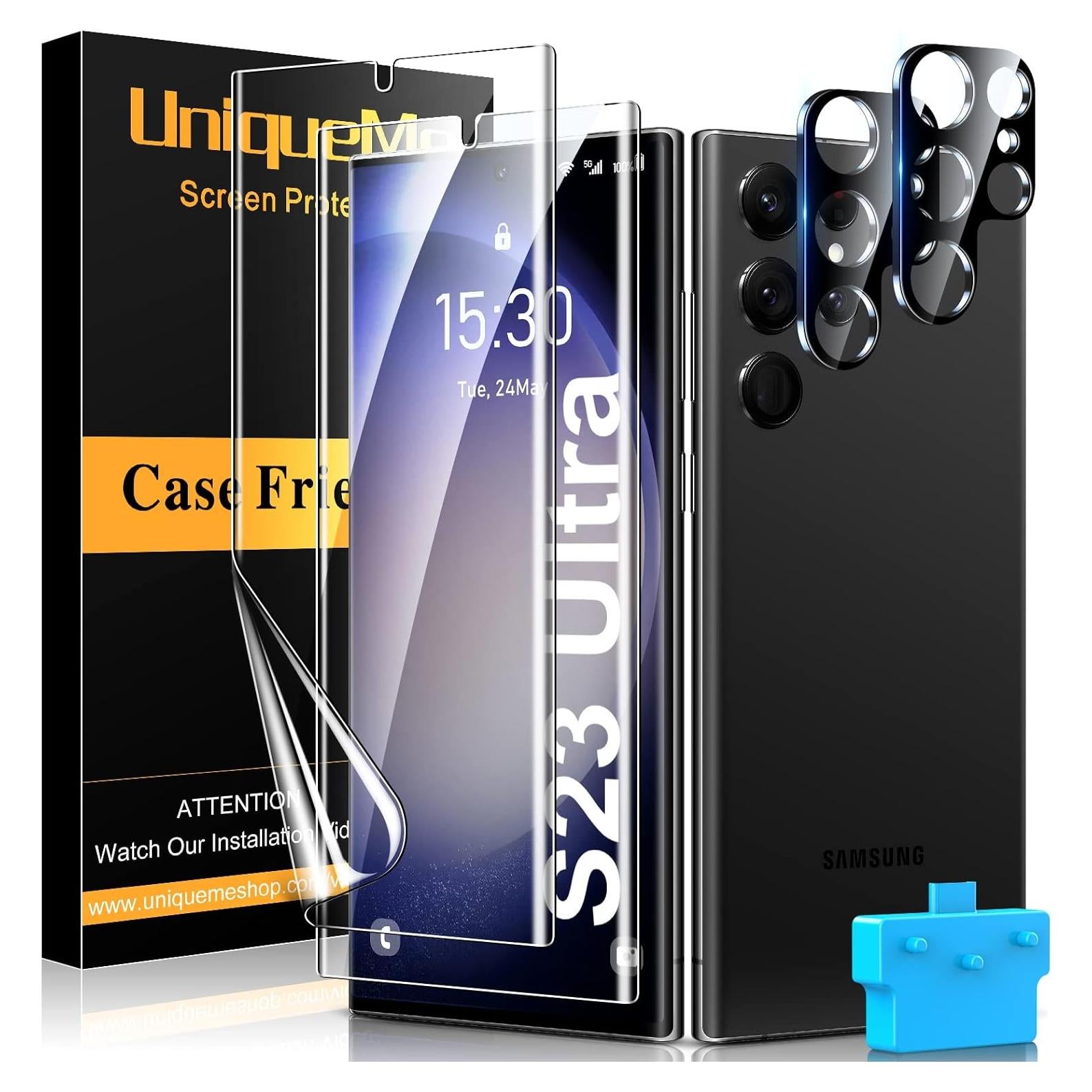 Protector de Pantalla y Lente UniqueMe para Galaxy S23 Ultra 6.8"