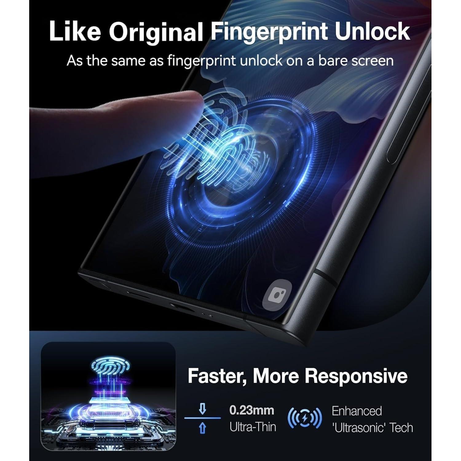 Protector de Pantalla UltraGlass 9H+ para Samsung Galaxy S24 Ultra