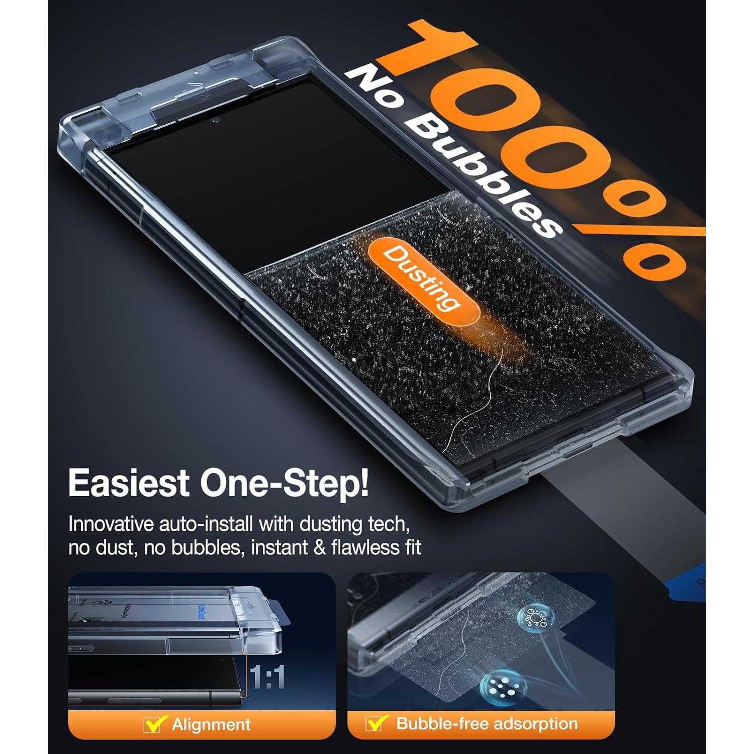 Protector de Pantalla UltraGlass 9H+ para Samsung Galaxy S24 Ultra