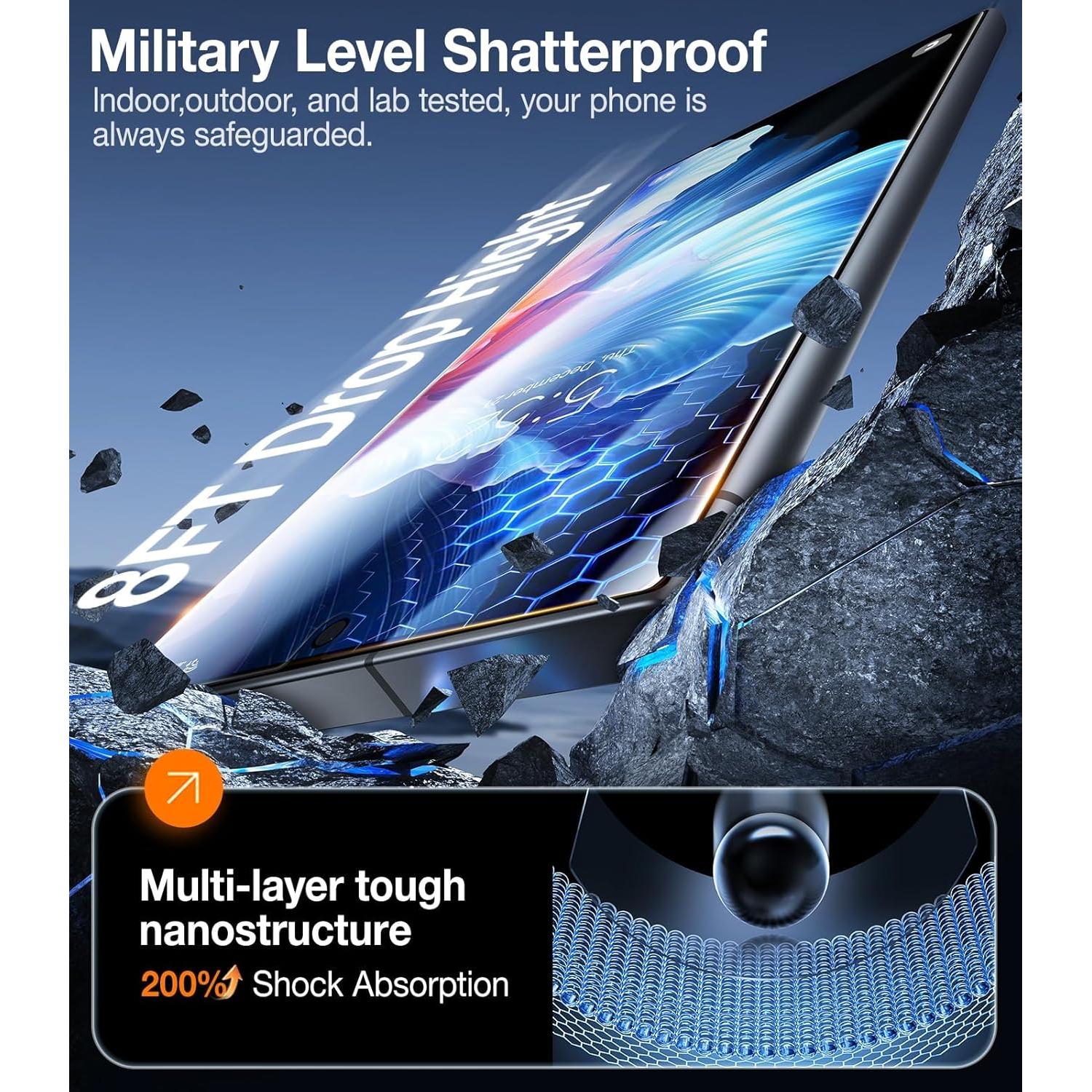 Protector de Pantalla UltraGlass 9H+ para Samsung Galaxy S24 Ultra