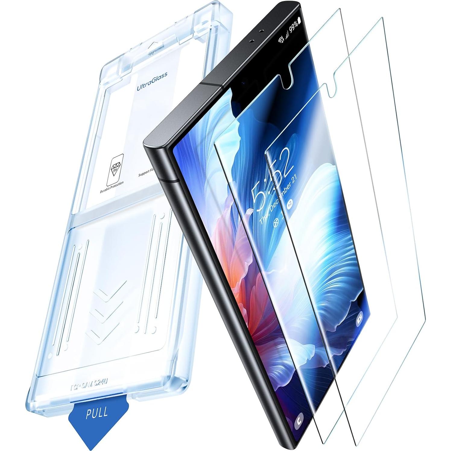 Protector de Pantalla UltraGlass 9H+ para Samsung Galaxy S24 Ultra