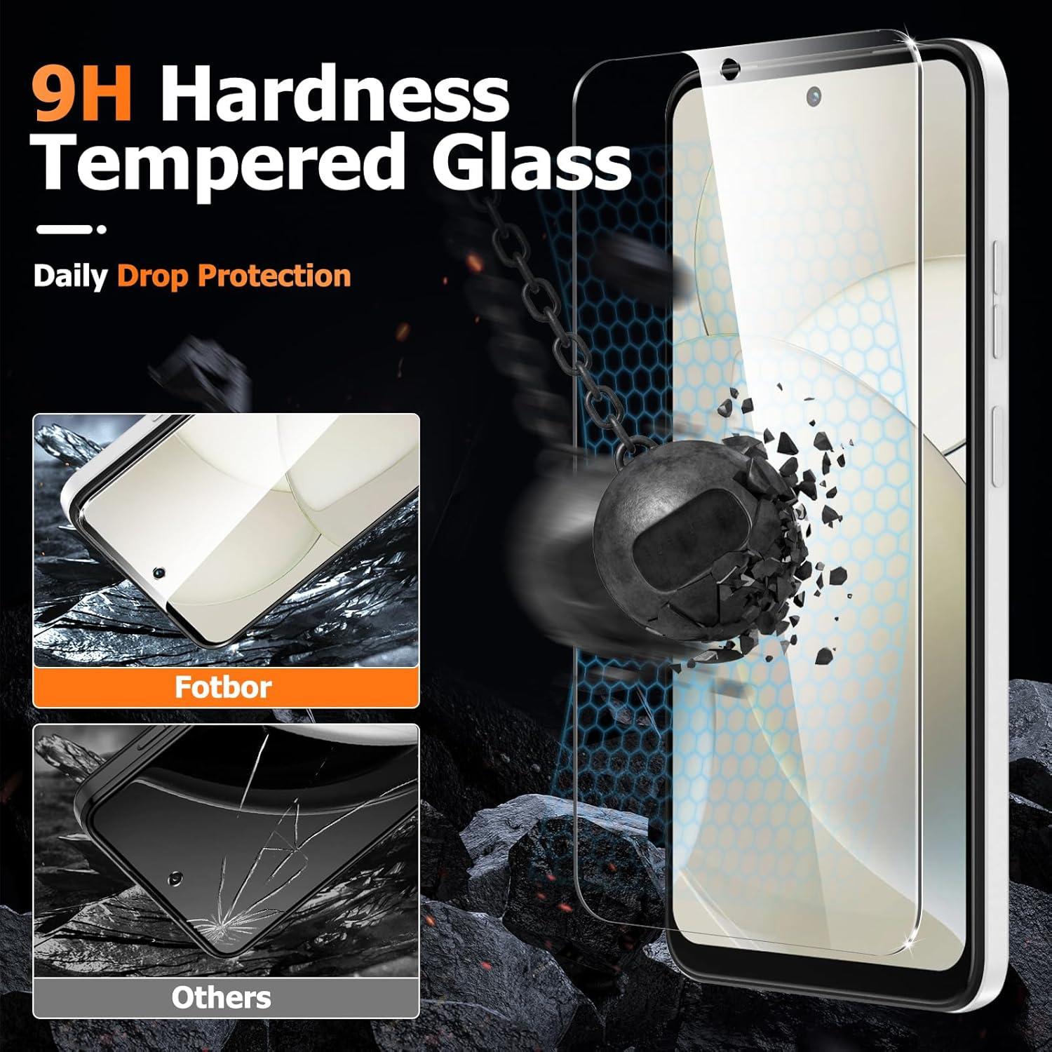 Protector de Pantalla Vidrio Templado Fotbor para Moto G Power 5G 2024