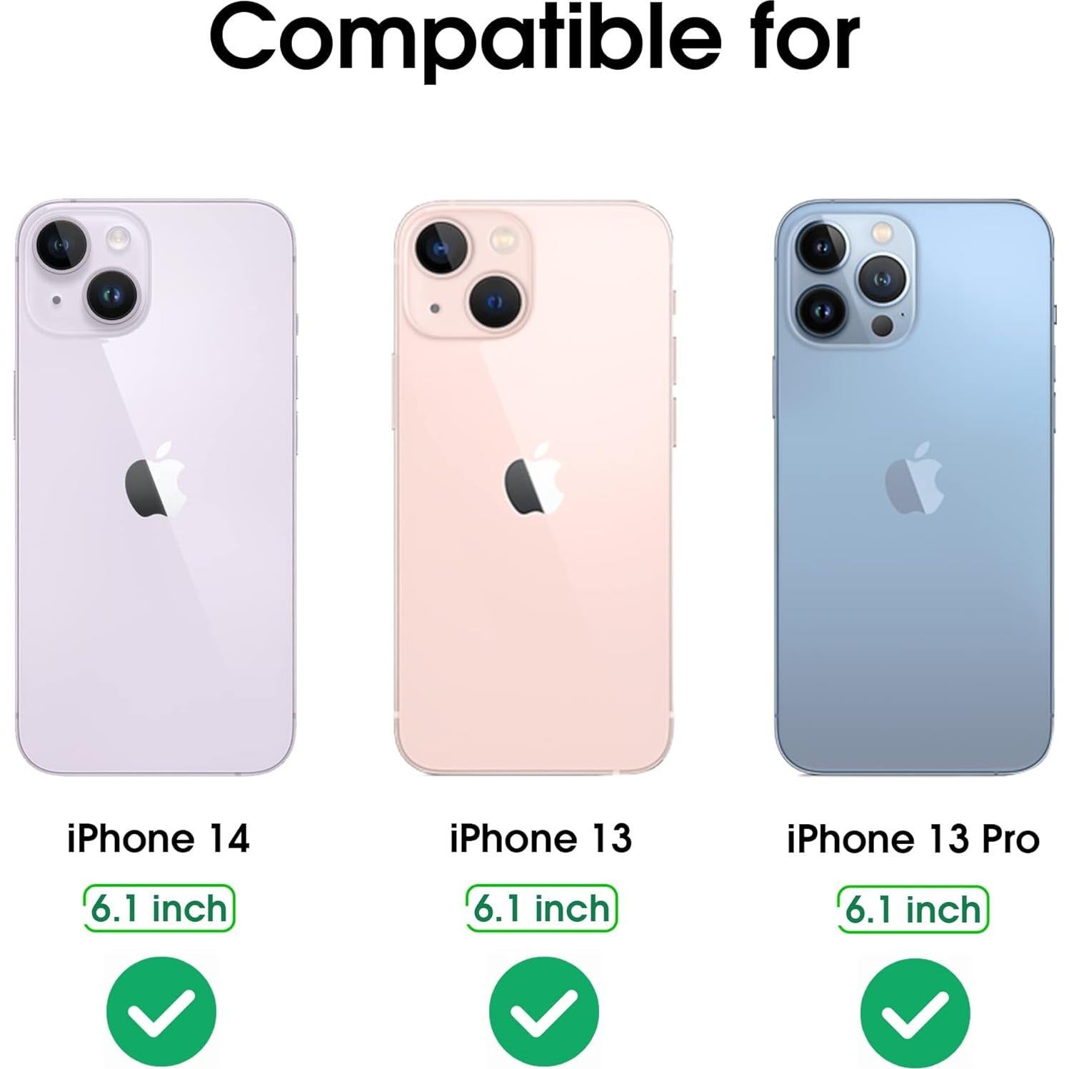 Protector de Pantalla Arae Vidrio Templado HD para iPhone 14/13 Pro 6.1"