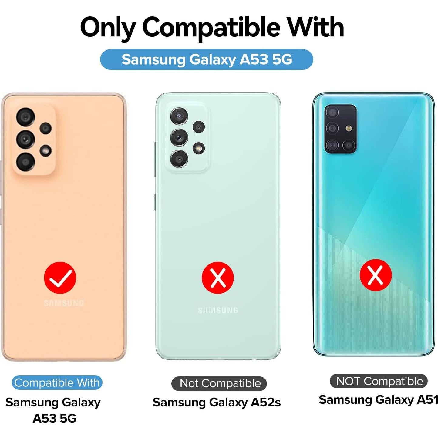 Protector de Pantalla iVoler para Samsung Galaxy A53 5G - 4x + 2x Lente